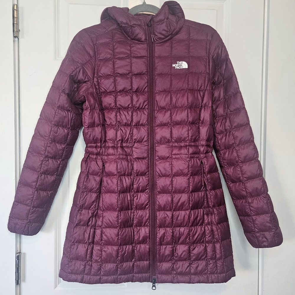 The North Face Thermoball Eco Parka Thigh-length Fitted Quilted Puffer Coat S - Picture 6 of 15
